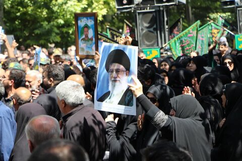 مراسم تشییع پیکر مطهر شهید هومن قیاسوند