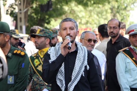 مراسم تشییع پیکر مطهر شهید هومن قیاسوند