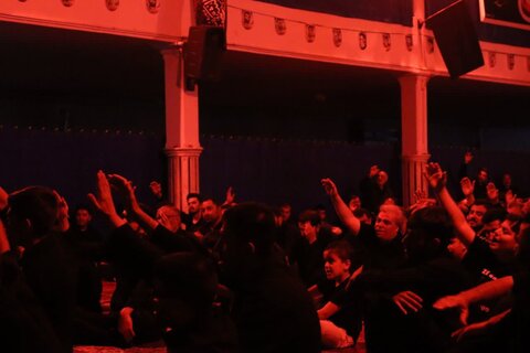 تصاویر/ مراسم سوگواری شب هشتم محرم در شاهین دژ