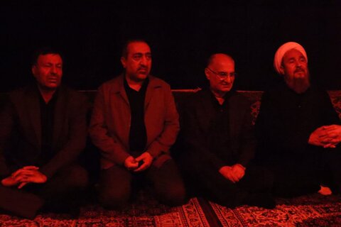 تصاویر/ مراسم سوگواری شب هشتم محرم در شاهین دژ