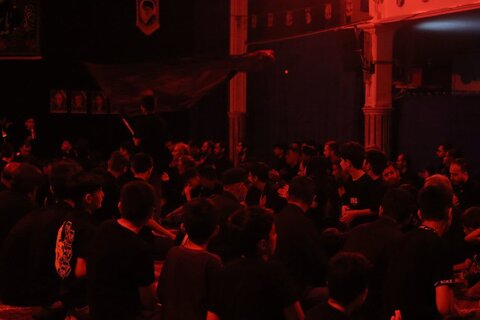 تصاویر/ مراسم سوگواری شب هشتم محرم در شاهین دژ