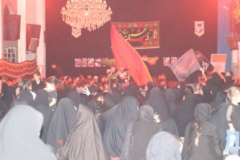 تصاویر/ مراسم سوگواری شب هشتم محرم در شاهین دژ