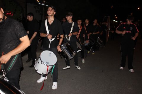 تصاویر/ مراسم سوگواری شب هشتم محرم در تکاب