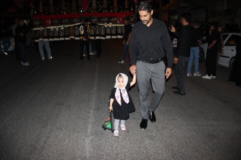 تصاویر/ مراسم سوگواری شب هشتم محرم در تکاب