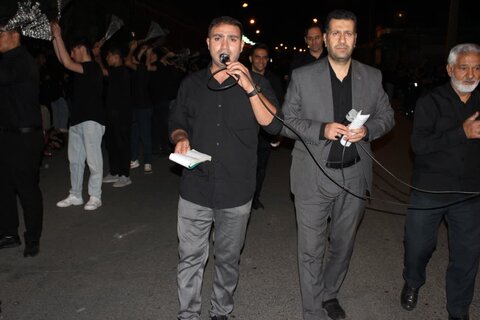 تصاویر/ مراسم سوگواری شب هشتم محرم در تکاب