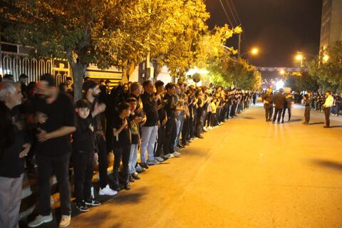 تصاویر/ مراسم سوگواری شب هشتم محرم در تکاب