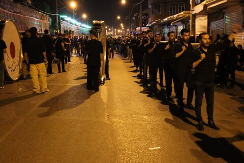 تصاویر/ مراسم سوگواری شب هشتم محرم در تکاب