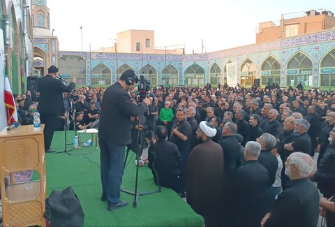 تصاویر/ اجتماع هیئات و عزاداران حسینی شهرستان میانه