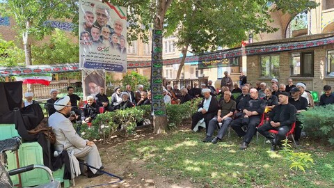 تصاویر/ مراسم عزاداری در حوزه علمیه طالبیه تبریز