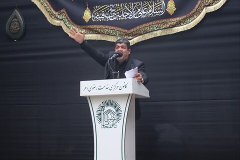 تصاویر/ اجتماع بزرگ عزاداران حسینی شهرستان اهر