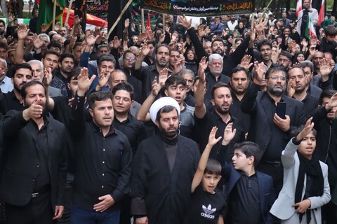 تصاویر/ اجتماع بزرگ عزاداران حسینی شهرستان اهر