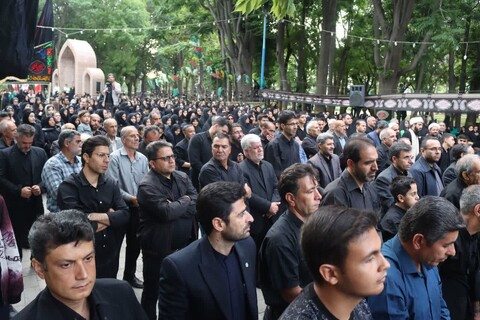 تصاویر/ اجتماع بزرگ عزاداران حسینی شهرستان اهر