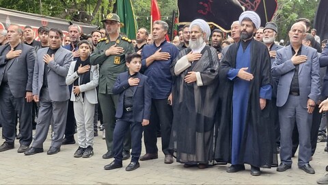 تصاویر/ اجتماع بزرگ عزاداران حسینی شهرستان اهر