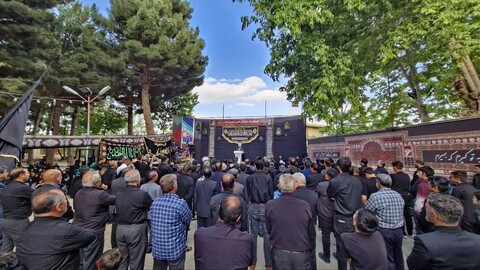 تصاویر/ اجتماع بزرگ عزاداران حسینی شهرستان اهر