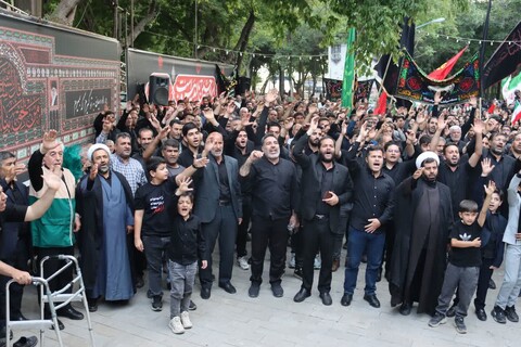 تصاویر/ اجتماع بزرگ عزاداران حسینی شهرستان اهر