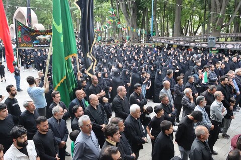 تصاویر/ اجتماع بزرگ عزاداران حسینی شهرستان اهر