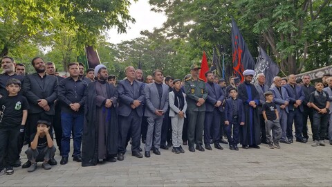 تصاویر/ اجتماع بزرگ عزاداران حسینی شهرستان اهر