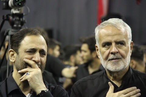 تصاویر/ حضور مدیر کل اوقاف و امور خیریه استان آذربایجان شرقی در  جمع عزاداران حسینی و شاه حسین گویان تبریز