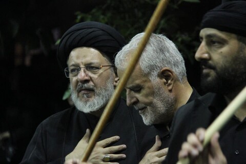 تصاویر/ حضور مدیر کل اوقاف و امور خیریه استان آذربایجان شرقی در  جمع عزاداران حسینی و شاه حسین گویان تبریز