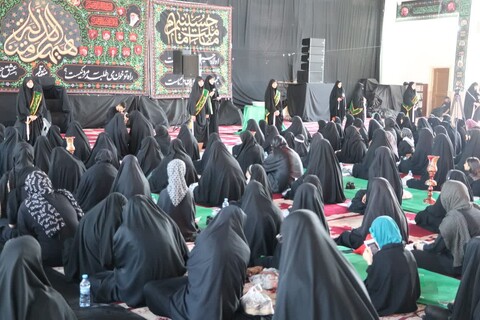 تصاویر/ اجتماع بزرگ دخترانه "من دختر حسینم"  در شهرستان زنجان