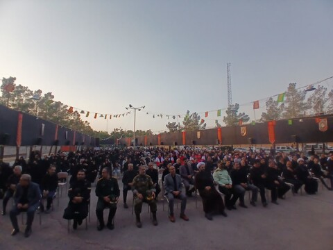 تصاویر/ اجتماع هیئات و عزاداران حسینی شهرستان آذرشهر