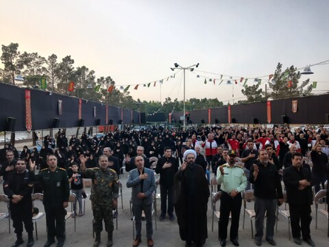 تصاویر/ اجتماع هیئات و عزاداران حسینی شهرستان آذرشهر