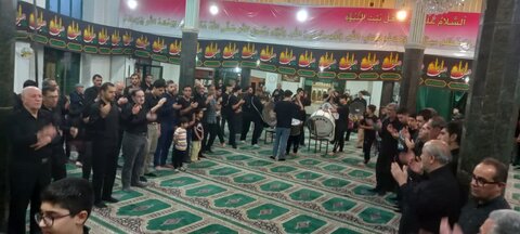 مراسم هشتمین شب محرم الحرام در مسجد حضرت ابوالفضل
