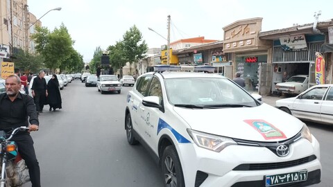 تصاویر/ برگزاری مراسم تشییع پیکر مطهر شهید رضا جباری لقمان در شهرستان اهر