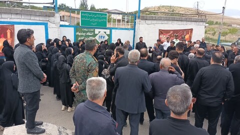 تصاویر/ برگزاری مراسم تشییع پیکر مطهر شهید رضا جباری لقمان در شهرستان اهر