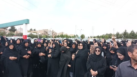 تصاویر/ برگزاری مراسم تشییع پیکر مطهر شهید رضا جباری لقمان در شهرستان اهر