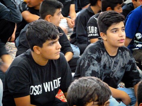 تصاویر/گردهمایی نوجوانان عاشورایی در شهرستان ابدانان