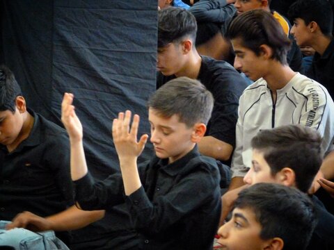 تصاویر/گردهمایی نوجوانان عاشورایی در شهرستان ابدانان