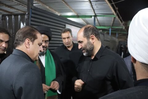 تصاویر/ سرکشی امام جمعه مهران از هیئات مذهبی