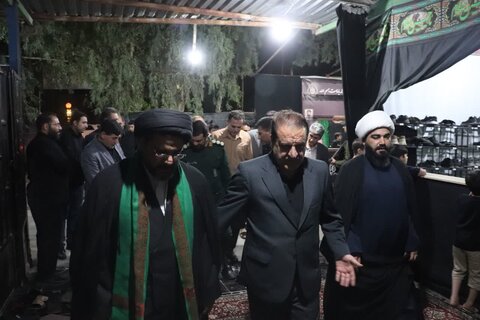 تصاویر/ سرکشی امام جمعه مهران از هیئات مذهبی