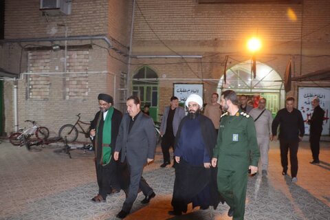 تصاویر/ سرکشی امام جمعه مهران از هیئات مذهبی