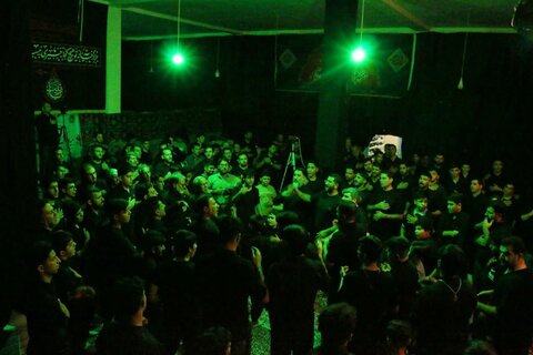 تصاویر/ برگزاری مراسم عزاداری هیئت محبان اهل بیت( ع)