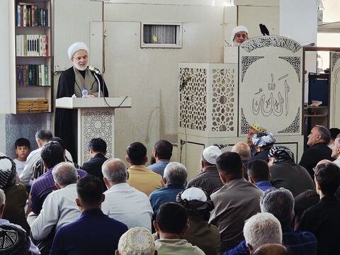 تصاویر/سخنرانی حجت‌الاسلام والمسلمین دکتر پورذهبی در نماز جمعه مریوان
