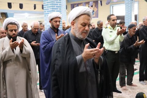 تصاویر/ آیین عبادی سیاسی نماز جمعه نوشین شهر