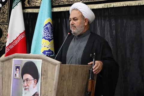 تصاویر/ آیین عبادی سیاسی نماز جمعه نوشین شهر