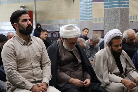 تصاویر/ آیین عبادی سیاسی نماز جمعه نوشین شهر