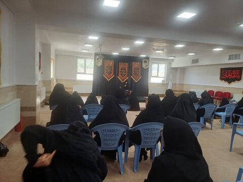 تصاویر/ عزاداری دهه اول محرم در مدرسه علمیه زینب کبری (س) ارومیه