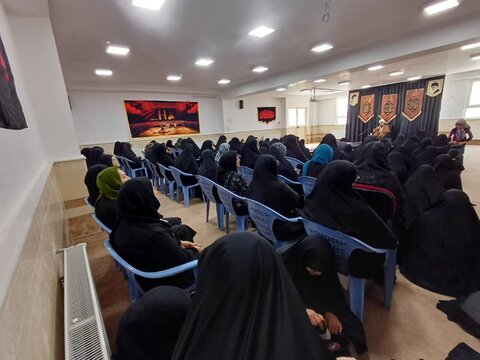 تصاویر/ عزاداری دهه اول محرم در مدرسه علمیه زینب کبری (س) ارومیه