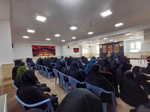 تصاویر/ عزاداری دهه اول محرم در مدرسه علمیه زینب کبری (س) ارومیه