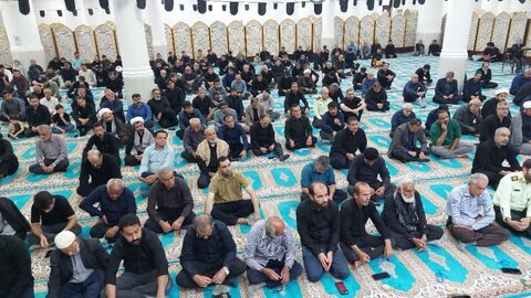 نمازجمعه شهر جم به روایت تصاویر