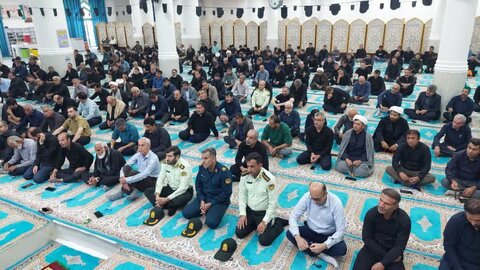 نمازجمعه شهر جم به روایت تصاویر