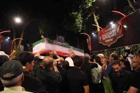 تصاویر/ راسم وداع با شهید امیرحسین باقرلو در خوی