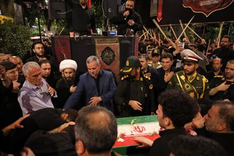 تصاویر/ راسم وداع با شهید امیرحسین باقرلو در خوی