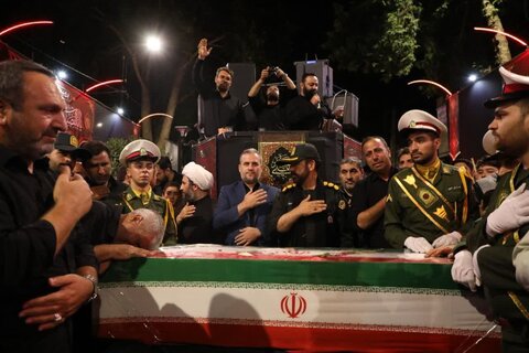 تصاویر/ راسم وداع با شهید امیرحسین باقرلو در خوی