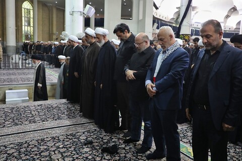 تصاویر/  تشییع پیکر سرلشگر محمد سعید ایزدی و جانباز شهید محمد آقازیارتی