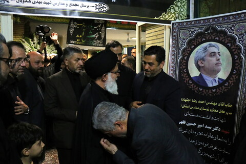 تصاویر/ مراسم بزرگداشت دانشمند هسته‌ای شهید دکتر سید امیرحسین فقهی در قم